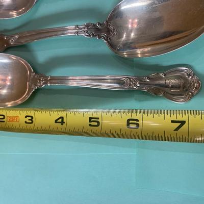 Sterling Silver Spoons Lot 5” & 7”