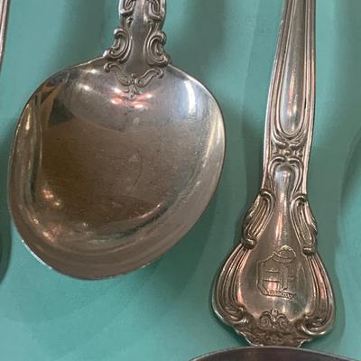 Sterling Silver Spoons Lot 5” & 7”
