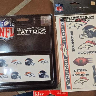 Broncos Temporary Tattoos