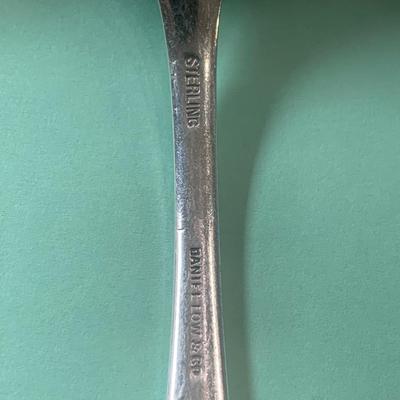 THREE 8” Sterling Silver Serving Spoons Hennegen & Lowe Silversmiths