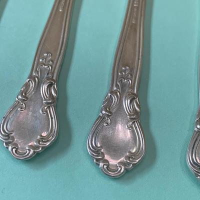 EIGHT Silver Butter Knives