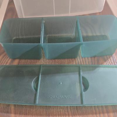(2) Snapware Storage Containers