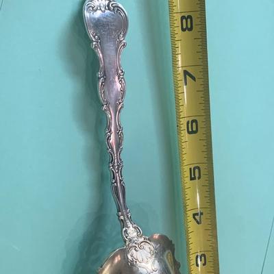 8.5” Cracker Berry Scoop - Oversized Serving Spoon - C.W. Bixler Silversmith