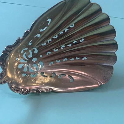 8.5” Cracker Berry Scoop - Oversized Serving Spoon - C.W. Bixler Silversmith