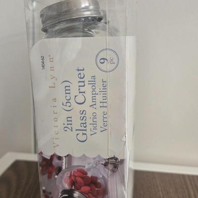 New Package of Glass Cruets