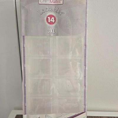 (2) New Plastic Jewelry/Bead Storage Containers
