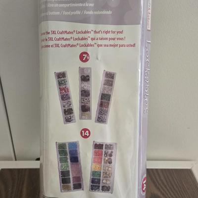 (2) New Plastic Jewelry/Bead Storage Containers