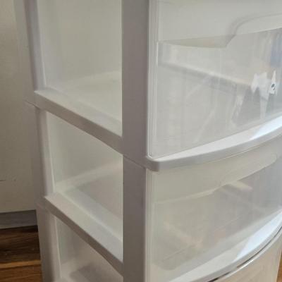 3 Drawer Plastic Storage