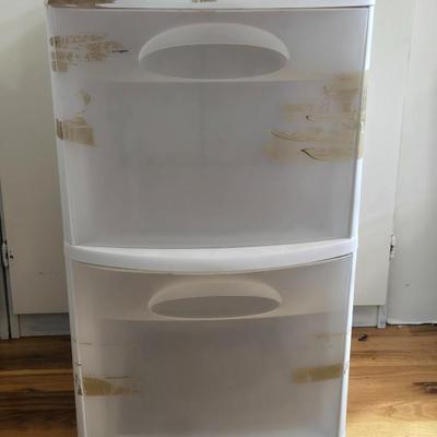2 Drawer Plastic Storage Container