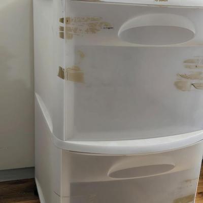 2 Drawer Plastic Storage Container