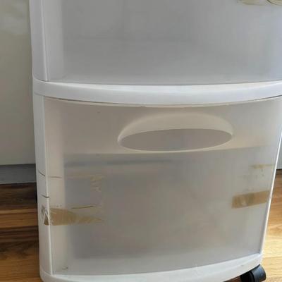 2 Drawer Plastic Storage Container