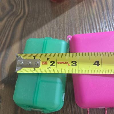 Multicolored Plastic Storage Containers