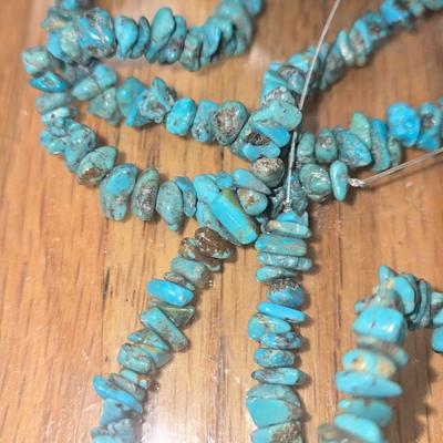 Turquoise Beads and Cross Beads