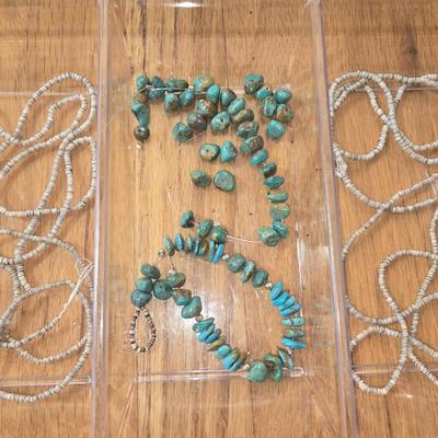 Heishi Beads and Turquoise Beads