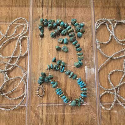 Heishi Beads and Turquoise Beads