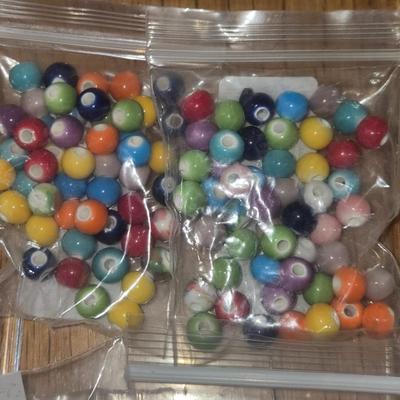 Crystal & Glass Beads Lot