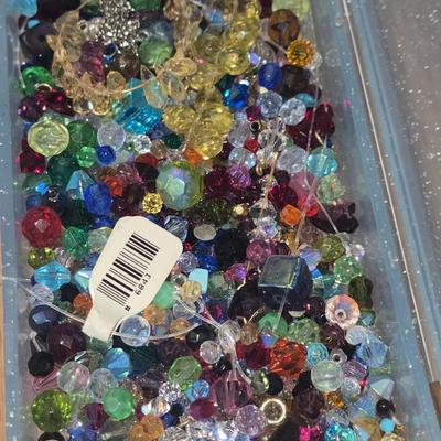 Crystal & Glass Beads Lot