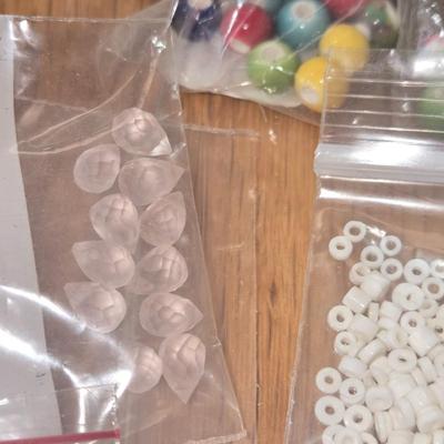 Crystal & Glass Beads Lot