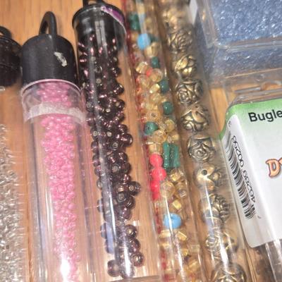 Glass & Metal Beads Lot