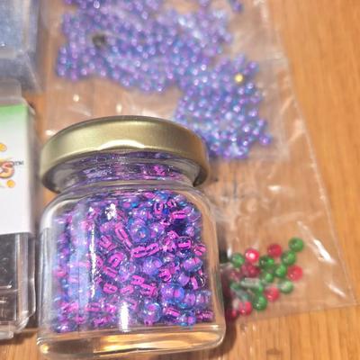 Glass & Metal Beads Lot