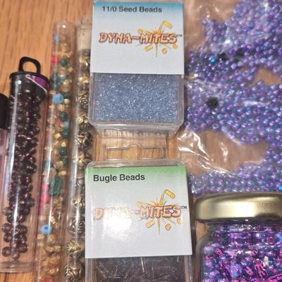 Glass & Metal Beads Lot