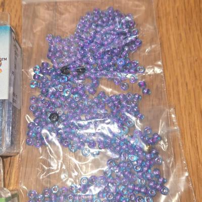 Glass & Metal Beads Lot