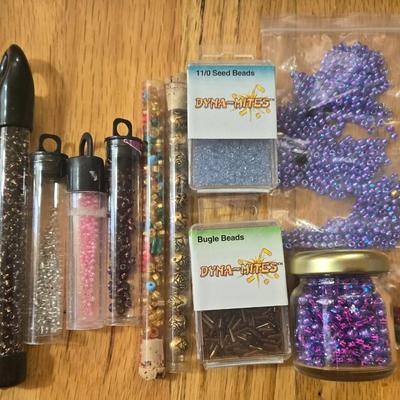 Glass & Metal Beads Lot