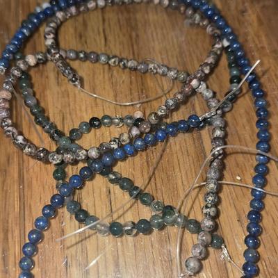 Stone Beads and Heishi Bead Lot