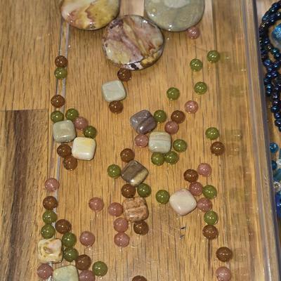 Stone & Glass Beads Lot