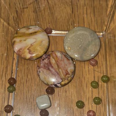Stone & Glass Beads Lot