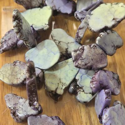 Magnesite, Lapis, and Heishi Beads