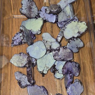 Magnesite, Lapis, and Heishi Beads