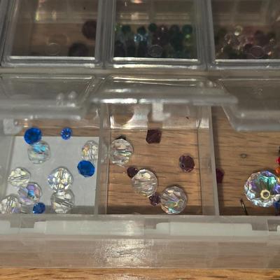 Crystal & Glass Beads in Storage Case