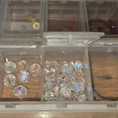 Crystal & Glass Beads in Storage Case