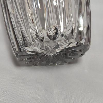 Hand Cut Lead Crystal Vase Made In Poland 24% Pbo #1 (DR)
