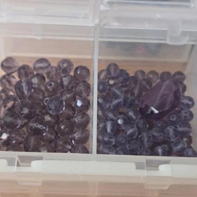 Storage Container Filled with Glass Beads