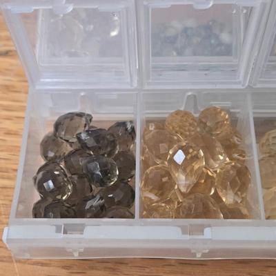 Storage Container filled with Glass Beads