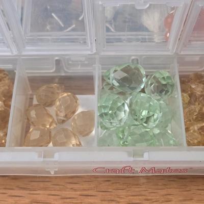 Storage Container filled with Glass Beads