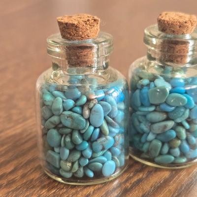 (3) Small Containers of Turquoise
