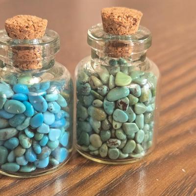 (3) Small Containers of Turquoise