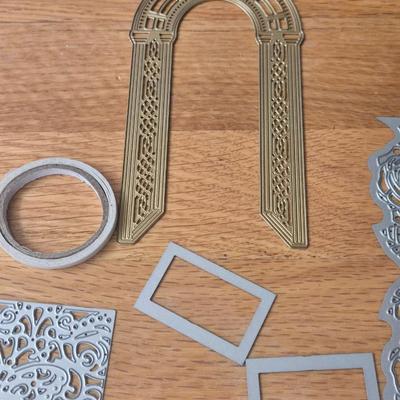 Art Making Supples- Felt, Paper Cut Outs, Metal Embossing Tools