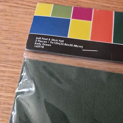 Art Making Supples- Felt, Paper Cut Outs, Metal Embossing Tools