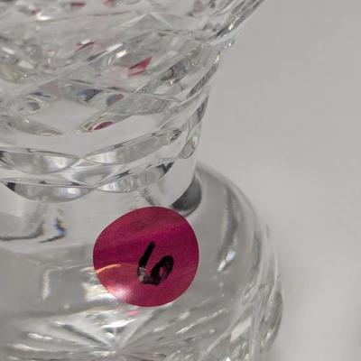 Pair Of Signed Webb Corbett Vases Made England Approx 5 1/2" Tall #6 (DR)