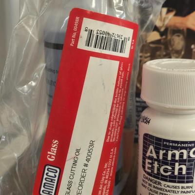 Glass Etching Kit and Materials