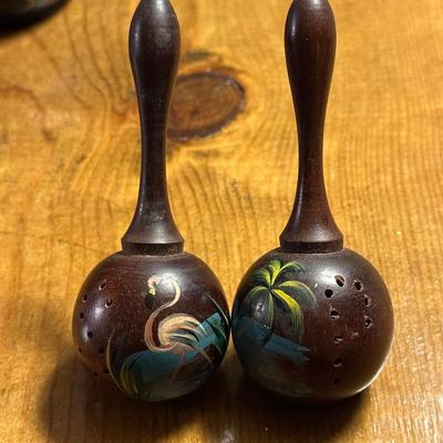 Lot of Small Wooden Trinkets and Souvenirs