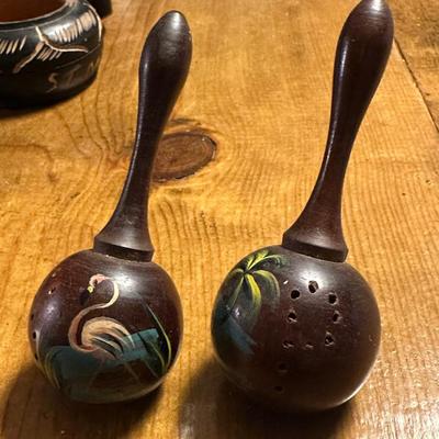 Lot of Small Wooden Trinkets and Souvenirs