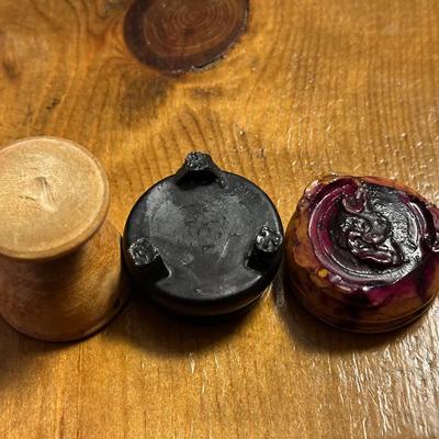 Lot of Small Wooden Trinkets and Souvenirs