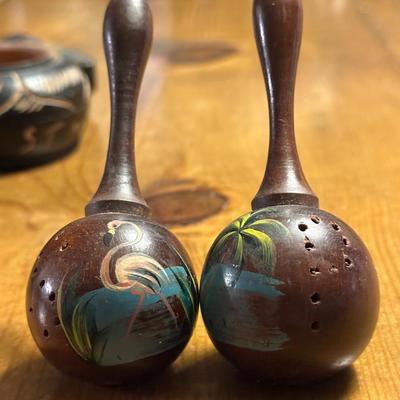 Lot of Small Wooden Trinkets and Souvenirs