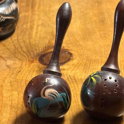 Lot of Small Wooden Trinkets and Souvenirs