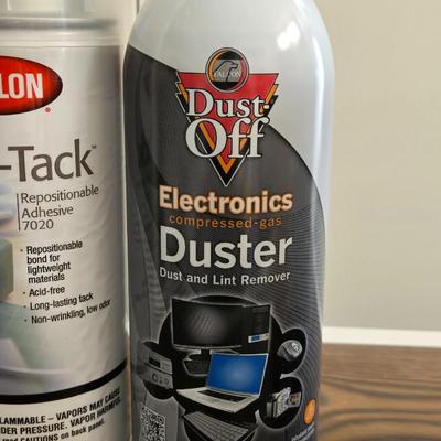 Almost Full Duster Spray, Easy Tack, and Spray Adhesive